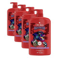 Old Spice Cleansing Body Wash for Men,3X Defense,24/7 Shower Fresh with Lasting Scent,2-in-1 Body & Face Wash,NightPanther with Rich Warm Scent,33.4 oz,(Pack of 4)