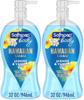 Softsoap Moisturizing Body Wash, Hawaiian Luau, Jasmine and Vanilla Scent, 32 oz Pump Bottle (Pack of 2)