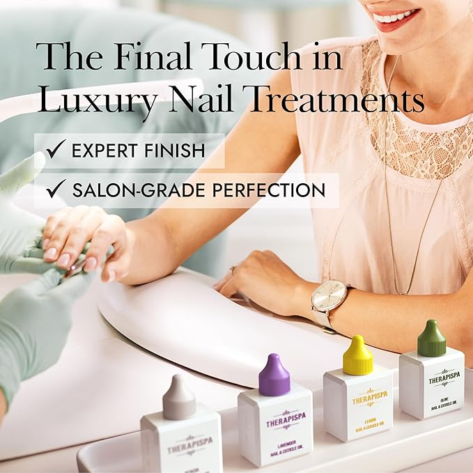 THERAPISPA Nail & Cuticle Oil with Avocado, Jojoba, Biotin & Vitamin E – Promotes Nail Growth, Strengthens & Repairs Dry, Brittle Nails & Cuticles (Acacia, 2.0 fl oz)