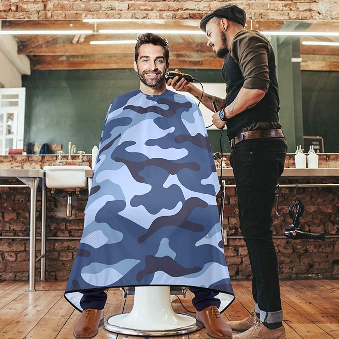 visesunny Professional Barber Cape Polyester Hair Cutting Salon Cape Apron Anti-Static Beard Bib Grooming Apron