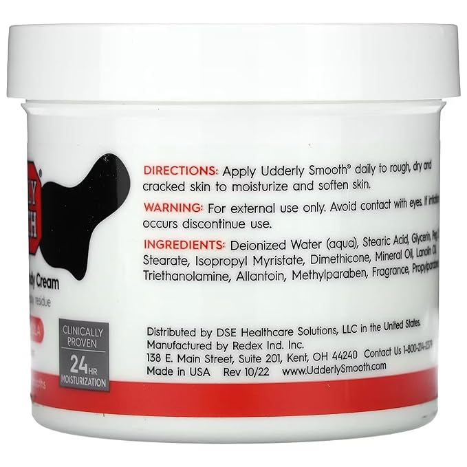 Udderly Smooth Body Cream 12 oz (Pack of 2)