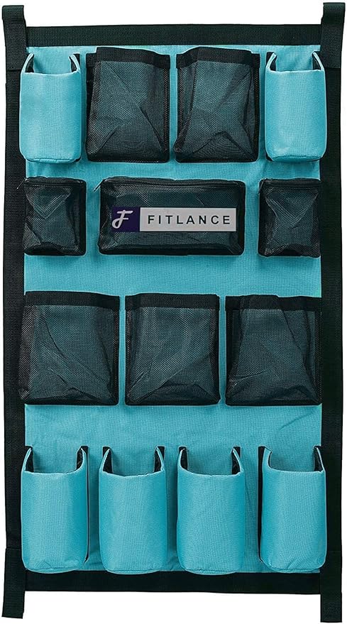 Equine Long Trailer Door Caddy - Horse Trailer Door Caddy Grooming Bag Stall Organizer - Horse Equipment Trailer Door Caddy Storage Bag - Trailer Grooming Bag Door Caddy Organizer