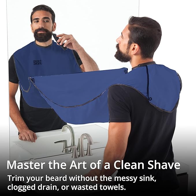 BEARD KING Beard Bib Apron - As Seen on Shark Tank – Gifts for Him, Stocking Stuffers for Men, Mens Gift