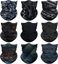 Venswell Neck Gaiter Face Mask Men Women,Seamless Bandana Rave Face Cover Scarf Mask,Balaclava,Headband, Head Wrap,Headwear