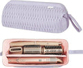 Leudes Dy son Travel Case for Shark Hair Dryer Airstraight Flex Style Hair Attachment Tool Organizer Accessories Air Wrap Flat Curling Iron Carrying Case (Lavender)