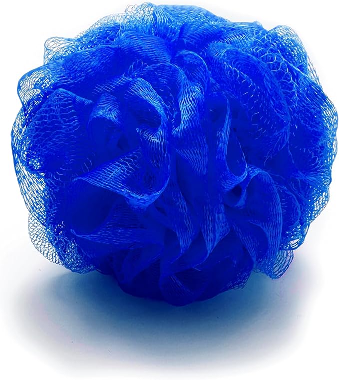 Amazon Basics Exfoliating Bath and Shower Loofah, Multicolor, Pack of 6