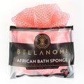 BELLANOMI African Net Sponge - Authentic Sapo Exfoliating Net, Ethically sourced from Nigeria, 45" Long Back Scrubber, Quick Dry Loofah Alternative for Gentle Exfoliation Daily Use