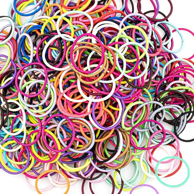 Baby Hair Ties 200Pcs Small Elastic Hair Ties for Baby Girls Infants Kids Toddlers - 20 Colors Ponytail Holders Hair Accessories for Girls