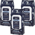 CALA Men's Cooling Face & Body Wipes: Eucalyptus (60 Sheets) - Refreshing, Hydrating Wipes for a Clean, Soothed Complexion, Ideal for Active Men (180 count, Pack of 3)