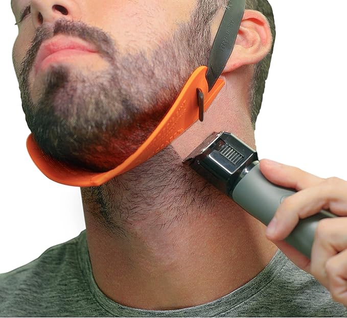 Quality Time Beard Shaping Template Kit, 2 Premium Multi-Style Beard & Neckline Guides: Hands-Free, Two Tools for Defined Beard Lines, DIY, Use with Trimmer or Razor, Made in USA