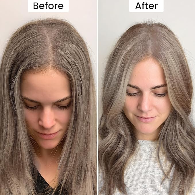 VOLLUCK Root Touch up Powder, Instant Hairline Powder for Thinning Areas and Gray Hair Coverage, Natural and Non-greasy Root Cover up for Women and Men (Light Coffee, 0.35 Ounce)