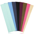 Headbands for Women, 8pcs Stretchy Non Slip Soft Cotton Cloth Hair Bands for Sports, Workout, Yoga and Running
