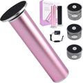 Electric Foot Callus Remover with 120pcs Sandpaper Discs(3 Sizes), Professional 800RPM Aluminum 4.8 Inches Callus Remover for Feet, Stepless Speed Control for Dead Skin (Purple)