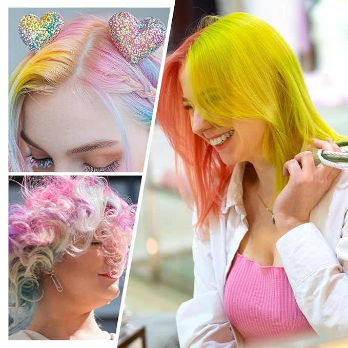 4 Pcs Hair Dye Brushes Applicator, Precision Hairline and Root Application, Hair Color Applicator Brush for Short Hairs, Bangs, and Detail Work