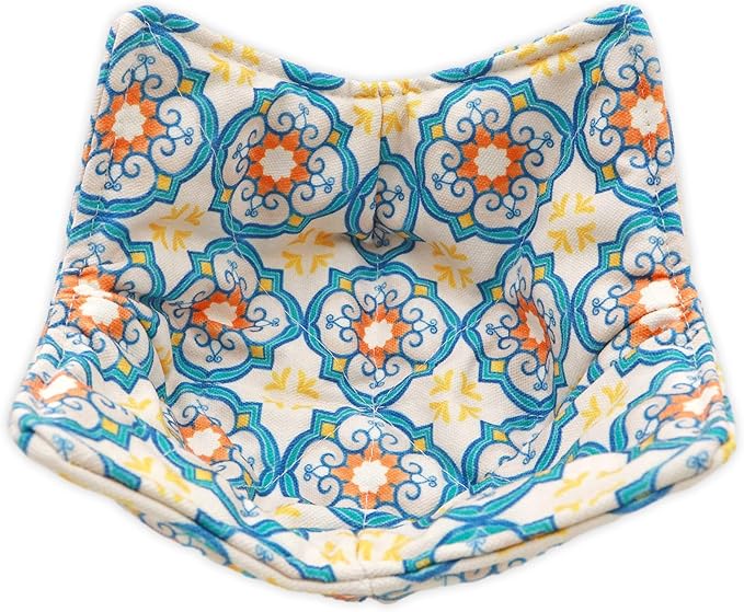 Cotton Microwavable Bowl Cozy, Microwave-Safe Hot Bowl Holders, Soup Bowl Cozy Bowl Hot Pads (V)