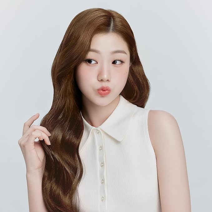 eZn Pudding Hair Dye for Sensitive Scalps – (Mute Skin Brown) | No-Drip, Ammonia-Free, Long-Lasting Semi-Permanent Hair Color with Keratin for Gentle Gray Coverage at Home
