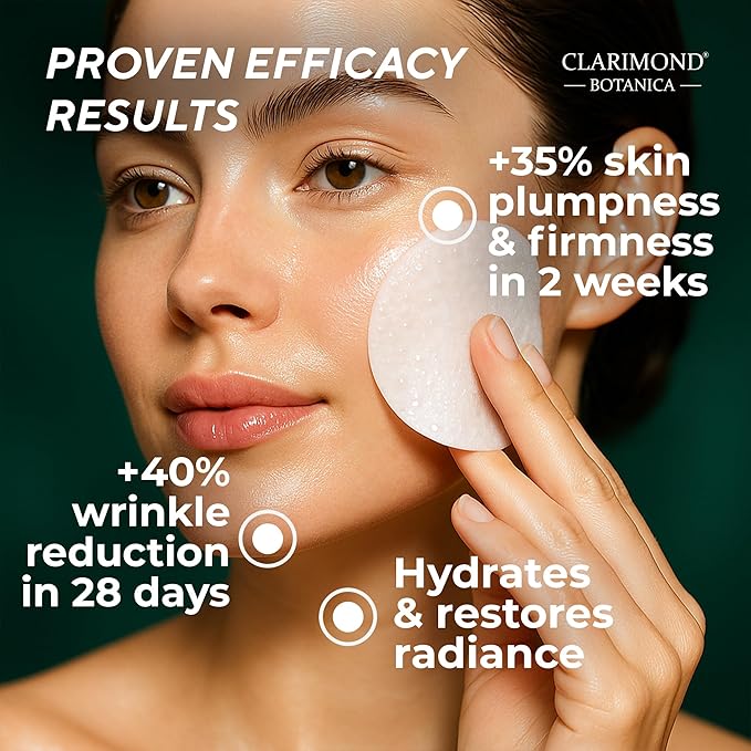 50 Count Pore Refining Toner Pads – Glowing Facial Toning w/Niacinamide, Fermented Botanicals & Soluble Enzymes – Hydrating Facial Pads for Daily Use, Smooth Skin Texture, All Skin Types, 4 fl oz