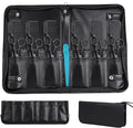 Hair Stylist Shear Scissors Holder Bag Shear Holder Shear Cases for Hairstylists Grooming Scissors Storage Barber Pouch Cases for Hairdressers, Professional Scissors Organizer Bag Salon Tools Case
