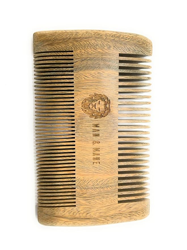 Beard Combs Oxhorn & Sandalwood (Pure Sandalwood)