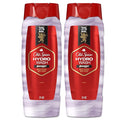 Old Spice Moisturizing Body Wash for Men, Hydro Wash, 2-in-1 Long Lasting Scent & Deep Hydration, 24/7 Shower Fresh, Swagger Scent, 21 oz (Pack of 2)
