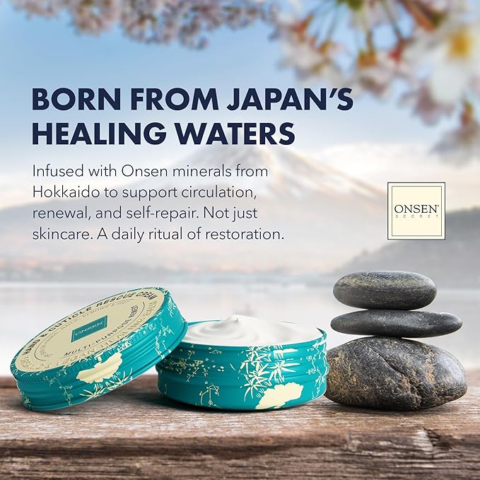 Onsen Nail & Cuticle Rescue Kit – Conditioner Serum, Repair Oil & Cuticle Balm – Tsubaki, Shea Butter, Jojoba – Strengthens Nails, Softens Cuticles, Hydrates Skin (15ml Serum+10ml Oil+32.5ml Cream)