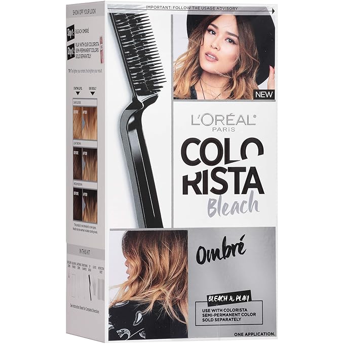 L’Oreal Paris Colorista Hair Bleach, Ombre Hair Color Kit, 1 Hair Bleach Kit