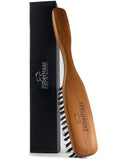 ZilberHaar Long Hair Brush - Soft Boar Bristles - Exfoliating and Conditioning for Men's Beards & Skin - Compatible with Beard Balms and Oils