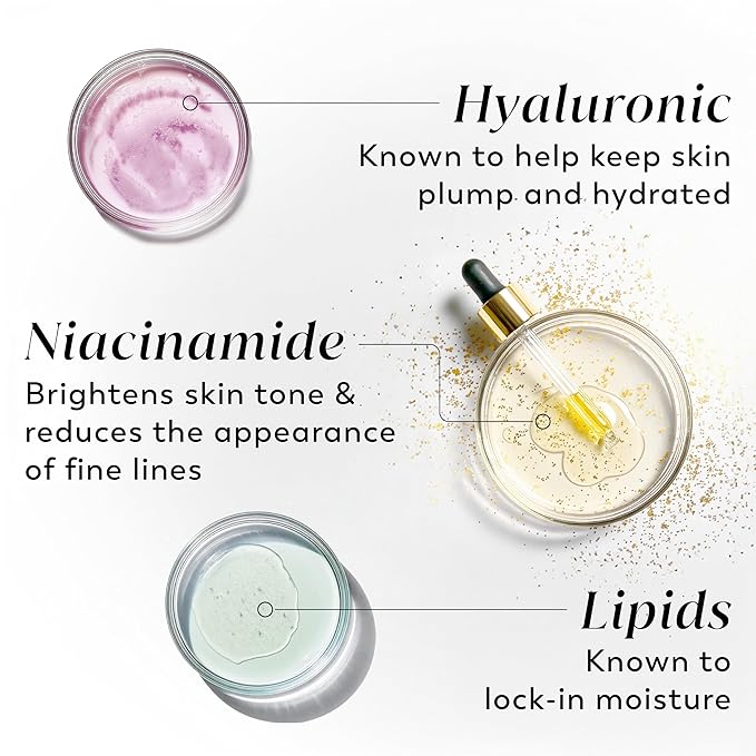 Olay Body Lotion for Women, Nourishing with Hyaluronic Acid Serum, Visibly Soften & Smooth Skin, 24hr Moisture & Hydration, Fast Absorbing Formula, Vitamin B3 Complex, For All Skin Types, 17 fl oz