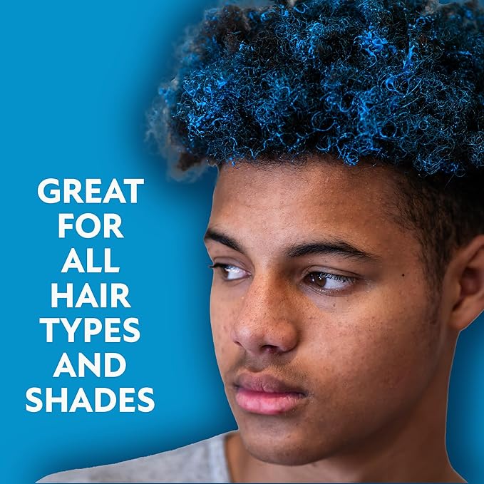 Fun In by Sun In Temporary Hair Color with Easy Brush Applicator for Kids, Teens & Adults - Washable One day color for Festivals, Events & Parties - All Hair Types