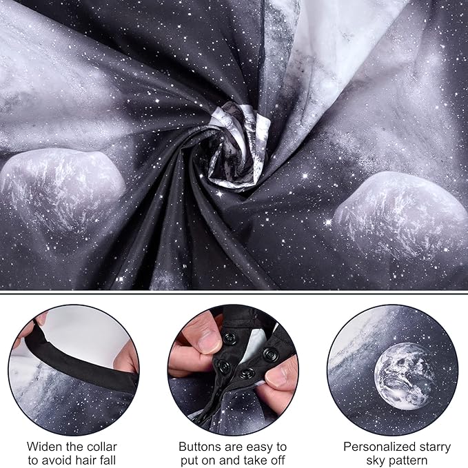 Kids Barber Cape - Professional Hair Cutting Cape,Salon Capes for Hair Stylist Shampoo Haircut Cape Barber Supplies