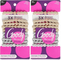 GOODY FOREVER ELASTICS 6MM 10CT BLONDE SILVER (Pack of 2)