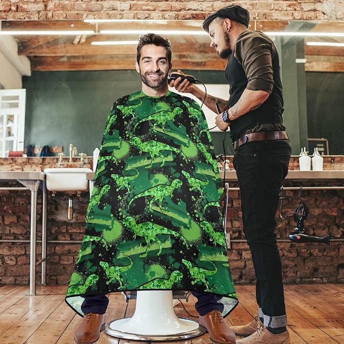 visesunny Professional Barber Cape Polyester Hair Cutting Salon Cape Apron Anti-Static Beard Bib Grooming Apron