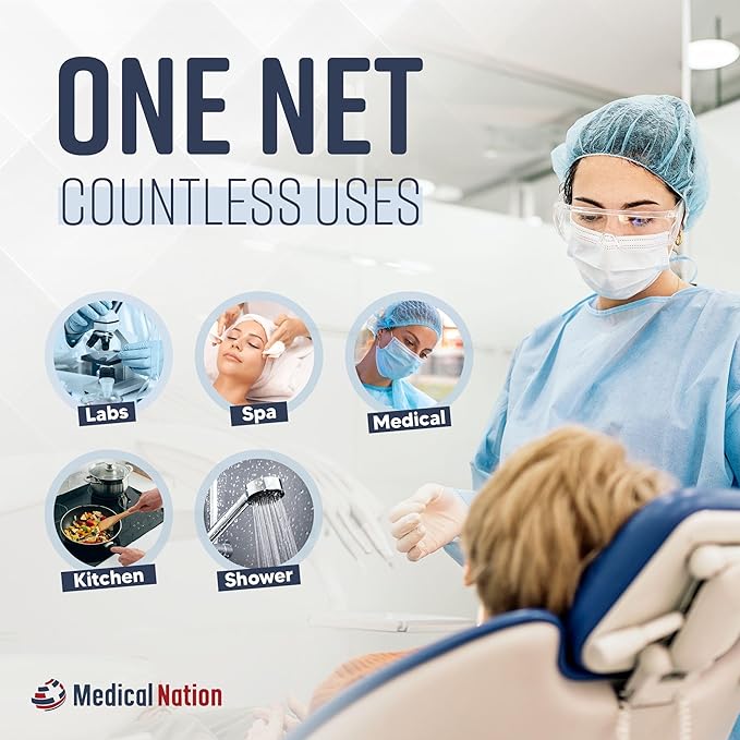 24" Hair Net Disposable Bouffant Caps |CASE OF 1000, BLACK| Hairnets, Non-Woven, Non-Pleated Hair Cover |for Medical, Lab, Nurse, Tattoo, Food Service, Hospital, Cooking- Size 24" Black