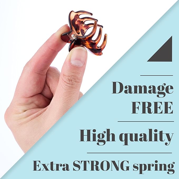 Small Claw Clips, Value Pack Of Durable Hair Clips Small Hair Clips for All Hair Types, Professional Quality Hair Accessories, Styling Sectioning for Women (30)