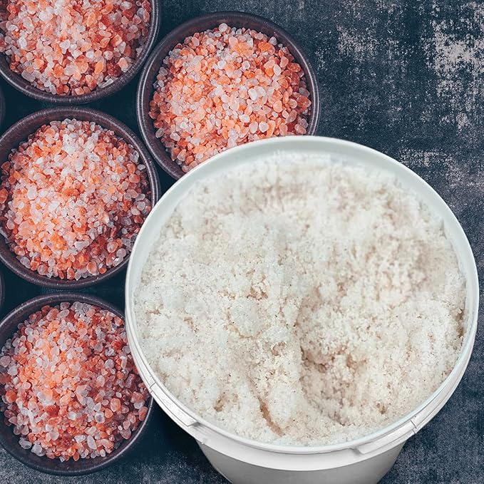 The Midwest Sea Salt Company - Exfoliating Himalayan Salt Scrub - 128oz - Citrus - Exfoliating Body Scrub