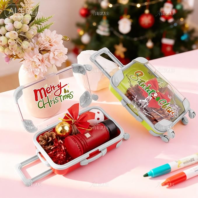 AUEAR, 10 Pack False Eyelashes Storage Box Lashes Luggage Packaging Candy Suitcase