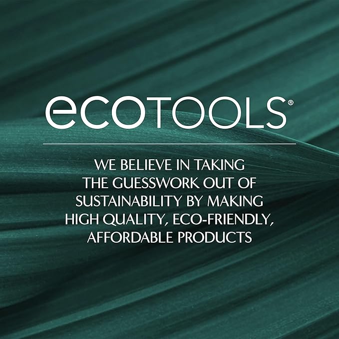 EcoTools Buff + Polish Bath Brush, Long Handle to Cleanse & Exfoliate Back & Hard-to-Reach Areas, Eco Friendly Shower Brush Removes Dead Skin, Cruelty Free Nylon Bristles, Vegan, 1 Count