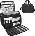 Professional Hairdressing Bag,Hairstylist Travel Bag,Cosmetics Beauty Hairdresser Bag with Shoulder Strap,Hair Makeup Salon Organizer Bag for Barber Insulation Material