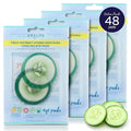 SpaLife Cooling Cucumber Eye Pads | Korean Dark Circles & Puffy Eyes Treatment | Nourishing Cucumber Eye Pads | Eye Mask for Puffy Eyes Daily Depuffing Eye Patches | 48 Count