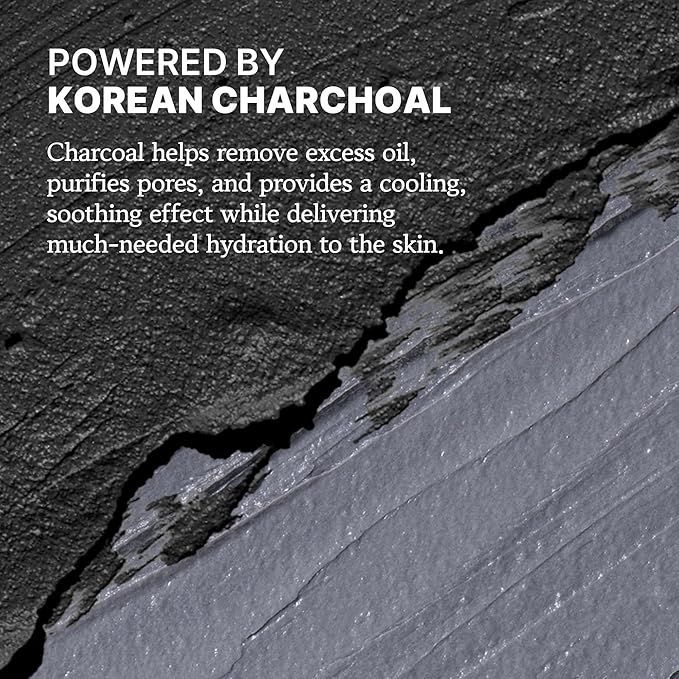 All-In-One Double Cleansing Duo, Charcoal Ceramide Cleansing Balm & Hyaluronic Acid Foam Cleanser for Deep Purifying, Hydrating, and Balanced Skin (K-Beauty Vegan Skincare Set)