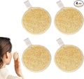 Natural Loofah Face Scrubber,Exfoliating Facial Scrub Pads Made from Organic Luffa for Women and Men (3.35", 4Pack)