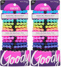 Goody Ouchless Forever Hair Elastics - Assorted Neon/Damage-Free Bands/3X Stronger Hair_Ties/Retainable Shape/16 Strand Inner Core, Hair Accessorie for Women & Men-All Hairs Type, 10 Count (Pack of 2)