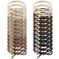 25 PCS Elastics Knotted Hair Ties for Women, Adjustable No Damage Ponytail Holders for Women Girls, 3MM Rubber Bands for Hair, 5 Colors