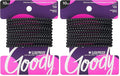 Goody Nonslip Womens Elastic Hair Tie Black - 4MM for Medium Hair- Ouchless Pain-Free Hair Accessories for Women Perfect for Long Lasting Braids, Ponytails and More, 10 Count (Pack of 2)