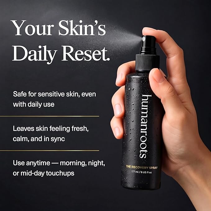 Hypochlorous Acid Spray for Face – Face Mist Toner with Electrolyzed Water (6oz), Lightweight Hydrating Recovery Spray for All Skin Types – Non-Comedogenic Formula, No Added Fragrances