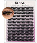 50D Lash Clusters 240 PCS – DIY Individual Eyelash Extensions, Volume Wispy D Curl Cluster Lashes, Natural Look False Eyelashes for Daily Wear, Easy Self Application, Lightweight (9–16mm, 50D)