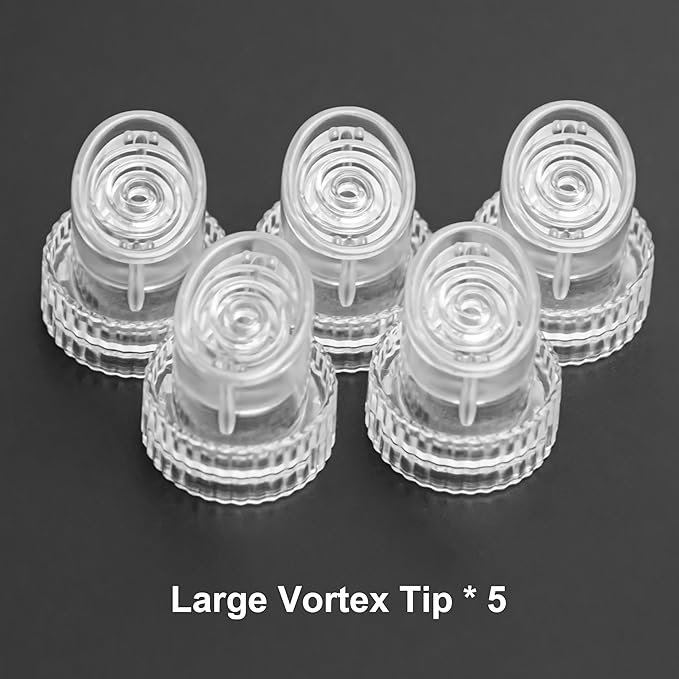 Elitzia Plastic Dermabrasion Microderma Heads Facial Aqua Peel Tips Water Peeling Caps Facial Care Skin Cleaning Tool Spare Parts for ETSPA18 Beauty Machine 14pcs Per Set (Transparent）