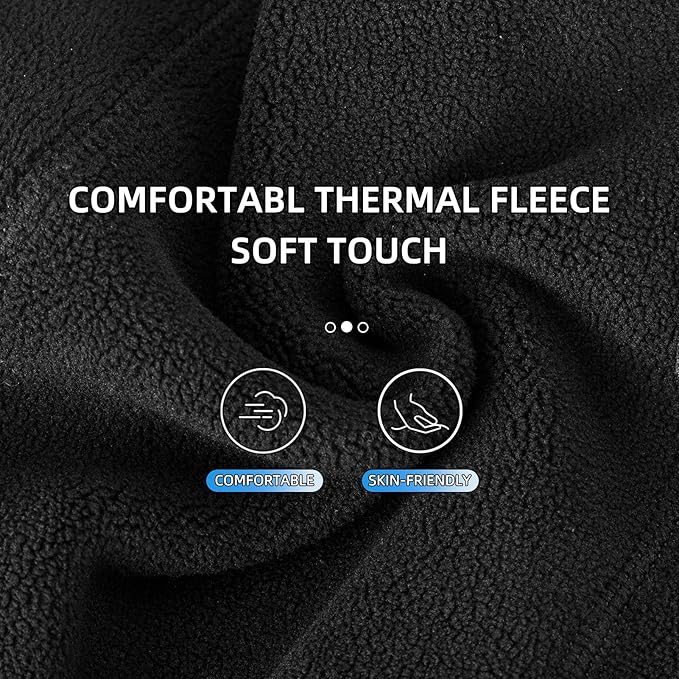 ROCKBROS Cold Weather Balaclava Ski Mask for Men Windproof Thermal Winter Scarf Mask Women Neck Warmer Hood for Cycling