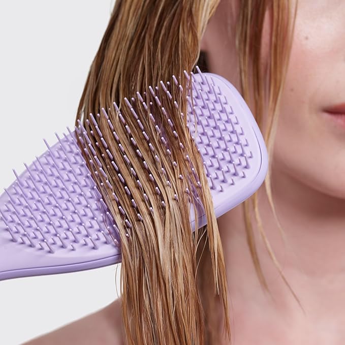 Tangle Teezer Fine Ultimate Detangler Brush, Dry & Wet Hair Brush to Detangle & Reduce Breakage for Fine Hair Types, Hypnotic Heather