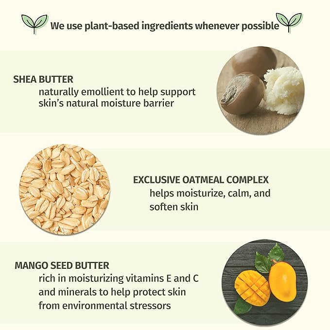 Hempz Sensitive Skin Herbal Body Moisturizer with Oatmeal, Shea Butter for Women and Men,2.25 oz. -Premium,Soothing Body Lotion with Hemp/Cocoa/Mango Seed for Dry Skin -Skin Care Products